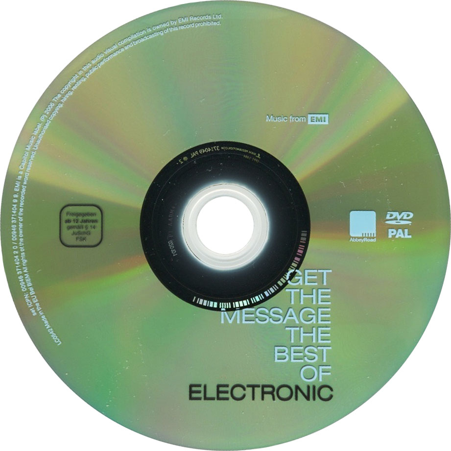 Cartula Dvd de Electronic - Get The Message: The Best Of Electronic (Limited Edition)