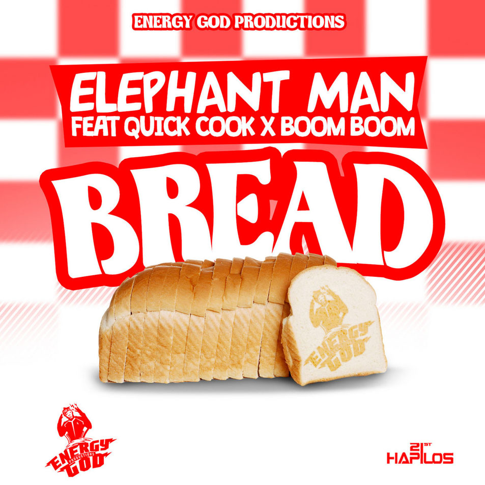 Cartula Frontal de Elephant Man - Bread (Featuring Quick Cook & Boom Boom) (Cd Single)