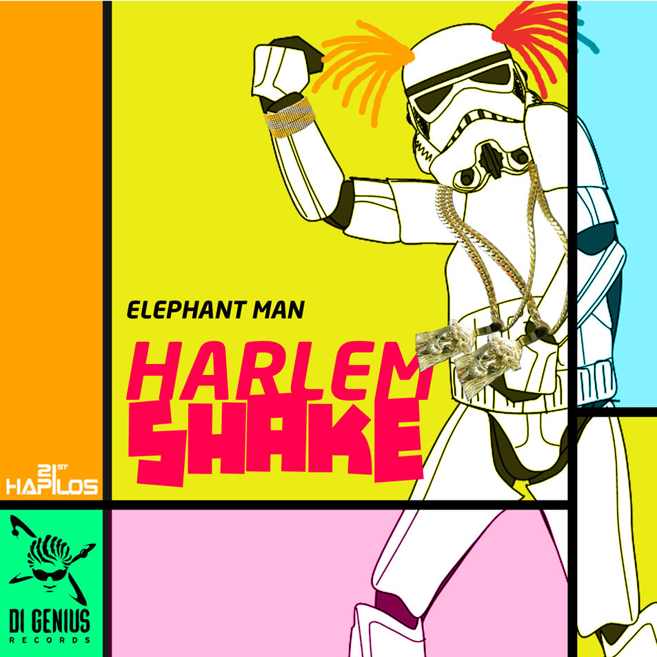 Cartula Frontal de Elephant Man - Harlem Shake (Cd Single)