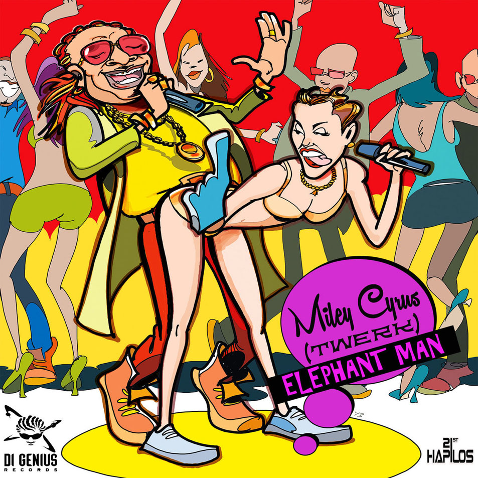 Cartula Frontal de Elephant Man - Miley Cyrus (Twerk) (Cd Single)