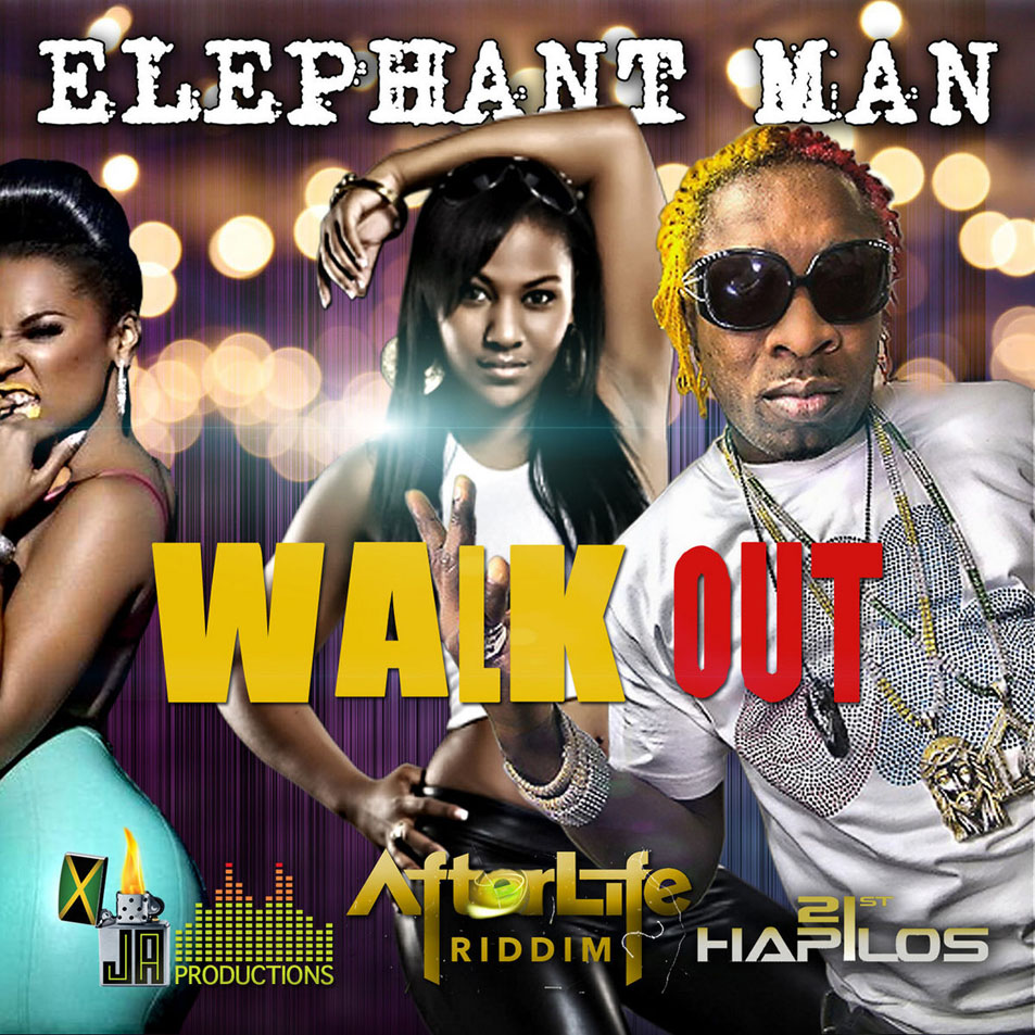 Cartula Frontal de Elephant Man - Walk Out (Cd Single)