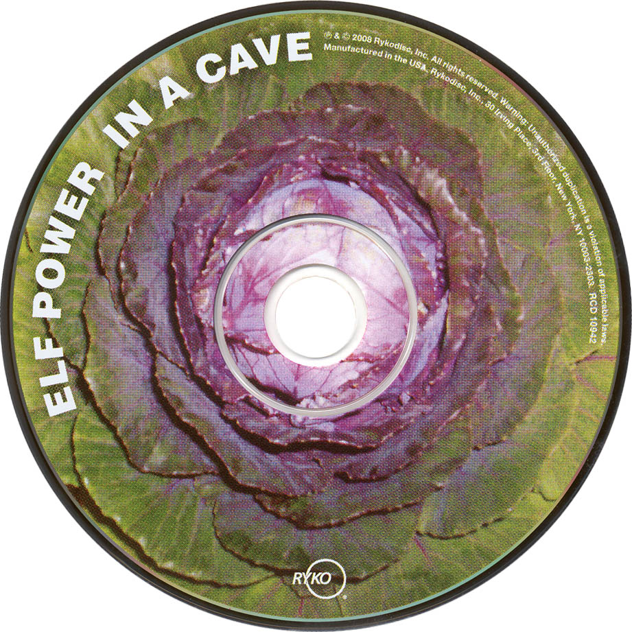 Cartula Cd de Elf Power - In A Cave