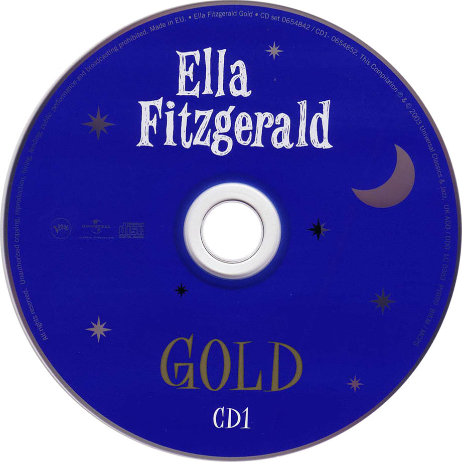 Cartula Cd1 de Ella Fitzgerald - Gold