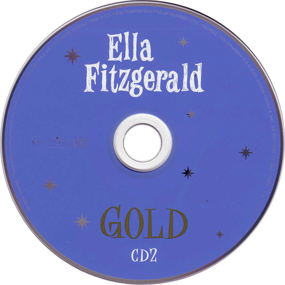Cartula Cd2 de Ella Fitzgerald - Gold