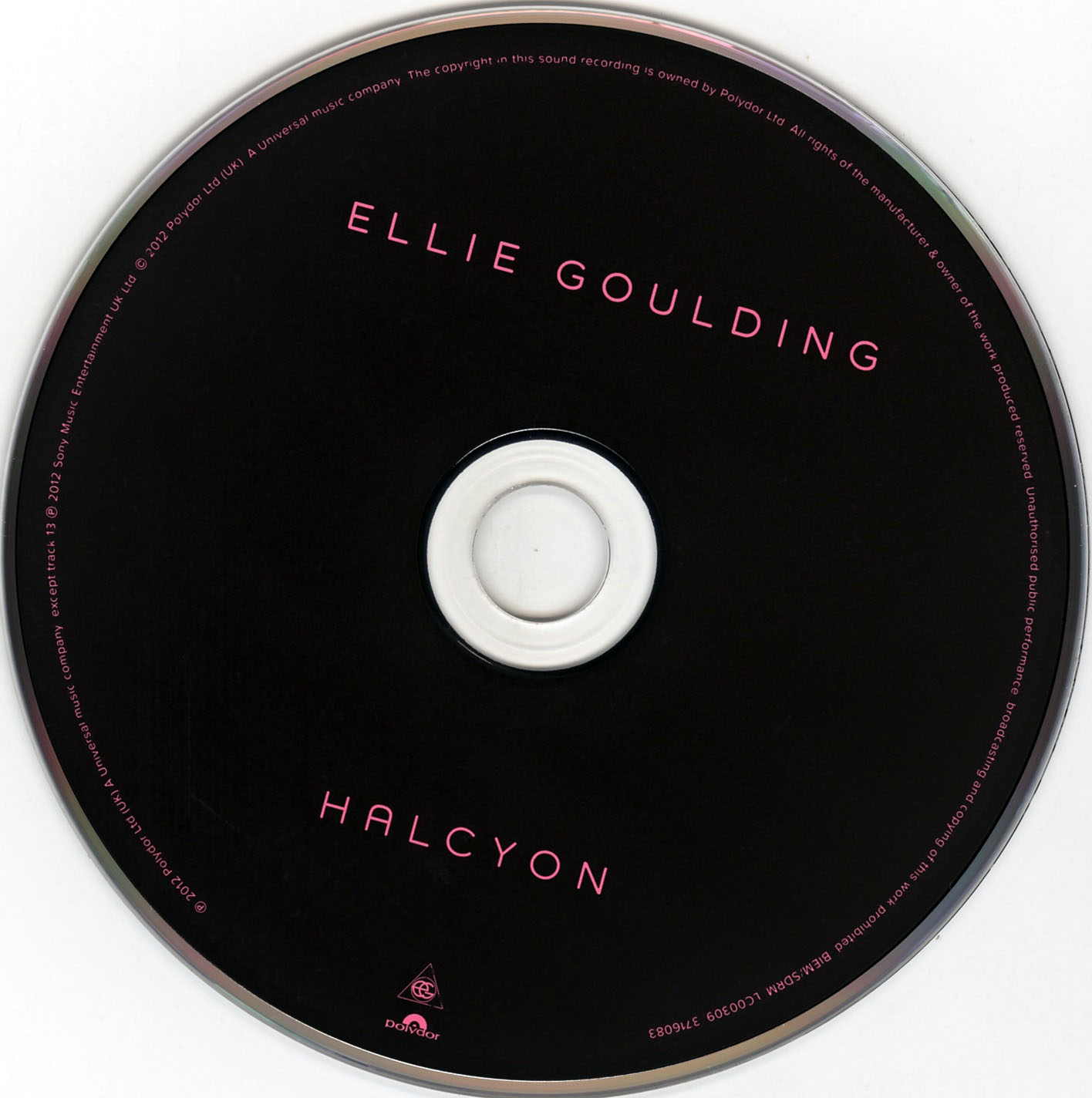 Cartula Cd de Ellie Goulding - Halcyon