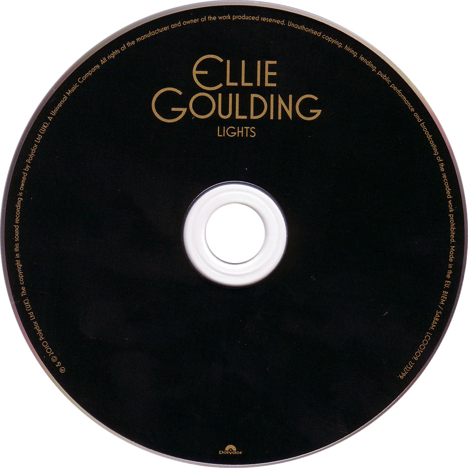 Cartula Cd de Ellie Goulding - Lights