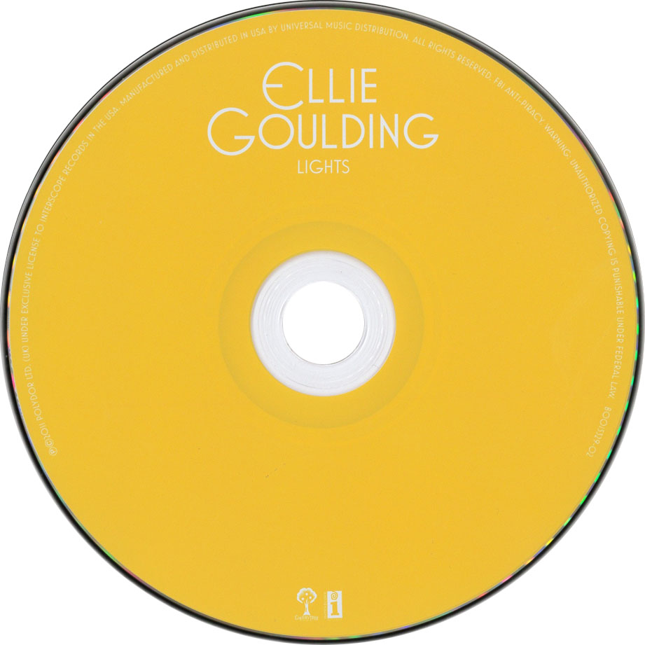 Cartula Cd de Ellie Goulding - Lights (Usa Edition)