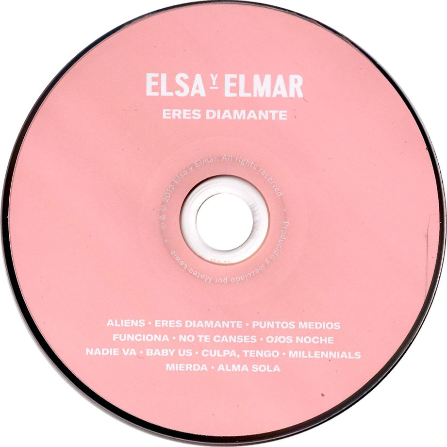 Cartula Cd de Elsa Y Elmar - Eres Diamante