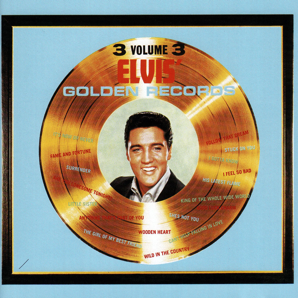 Cartula Frontal de Elvis Presley - Elvis' Golden Records Volume 3