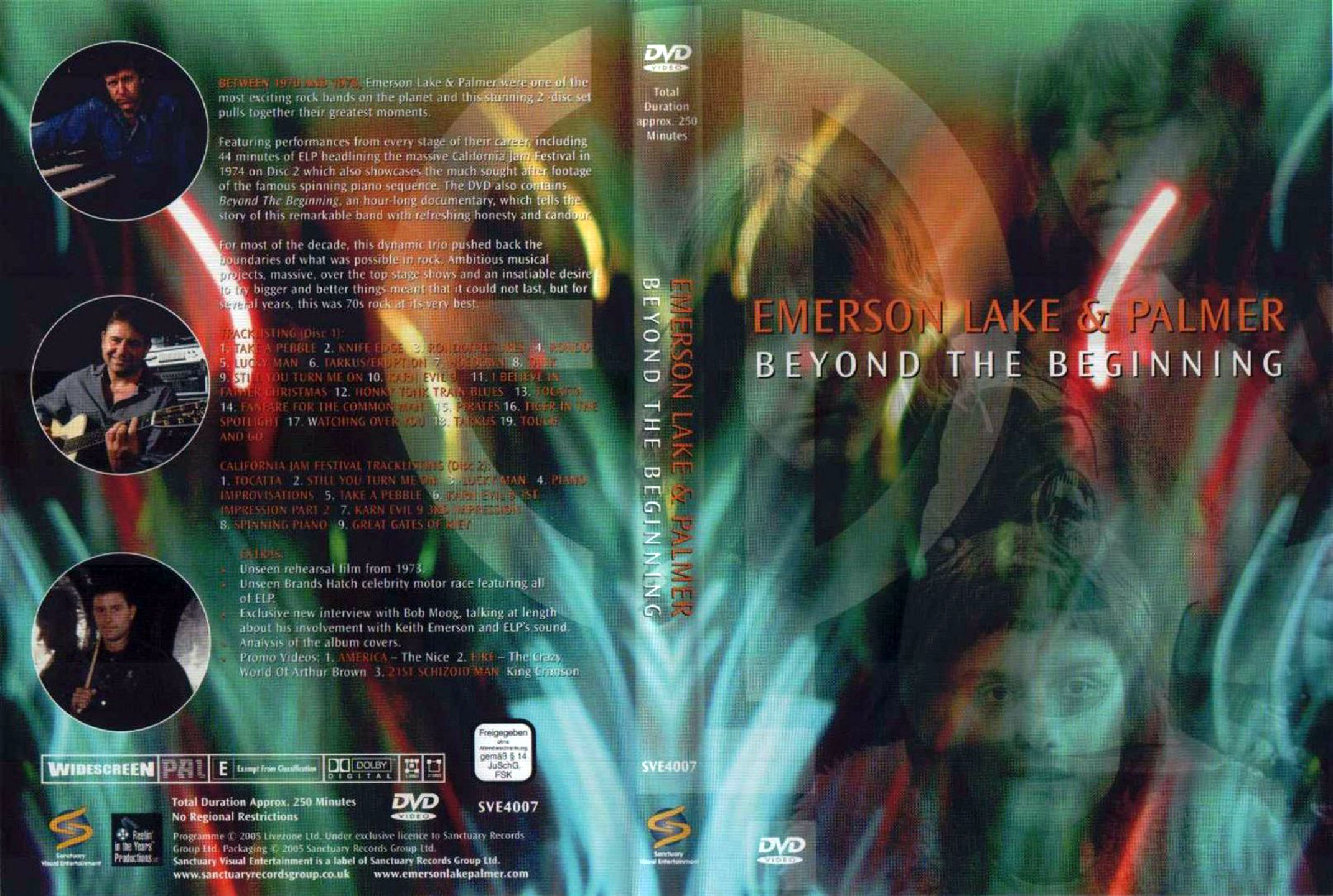 Cartula Caratula de Emerson, Lake & Palmer - Beyond The Beginning (Dvd)