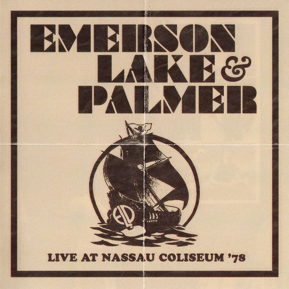 Cartula Frontal de Emerson, Lake & Palmer - Live At Nassau Coliseum '78