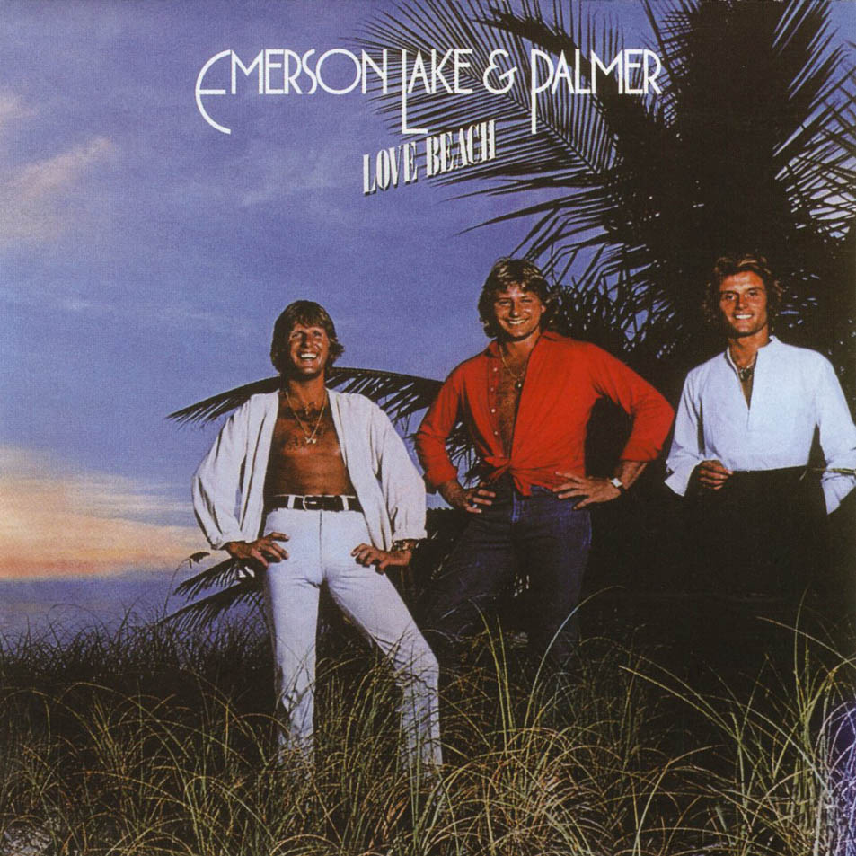Cartula Frontal de Emerson, Lake & Palmer - Love Beach