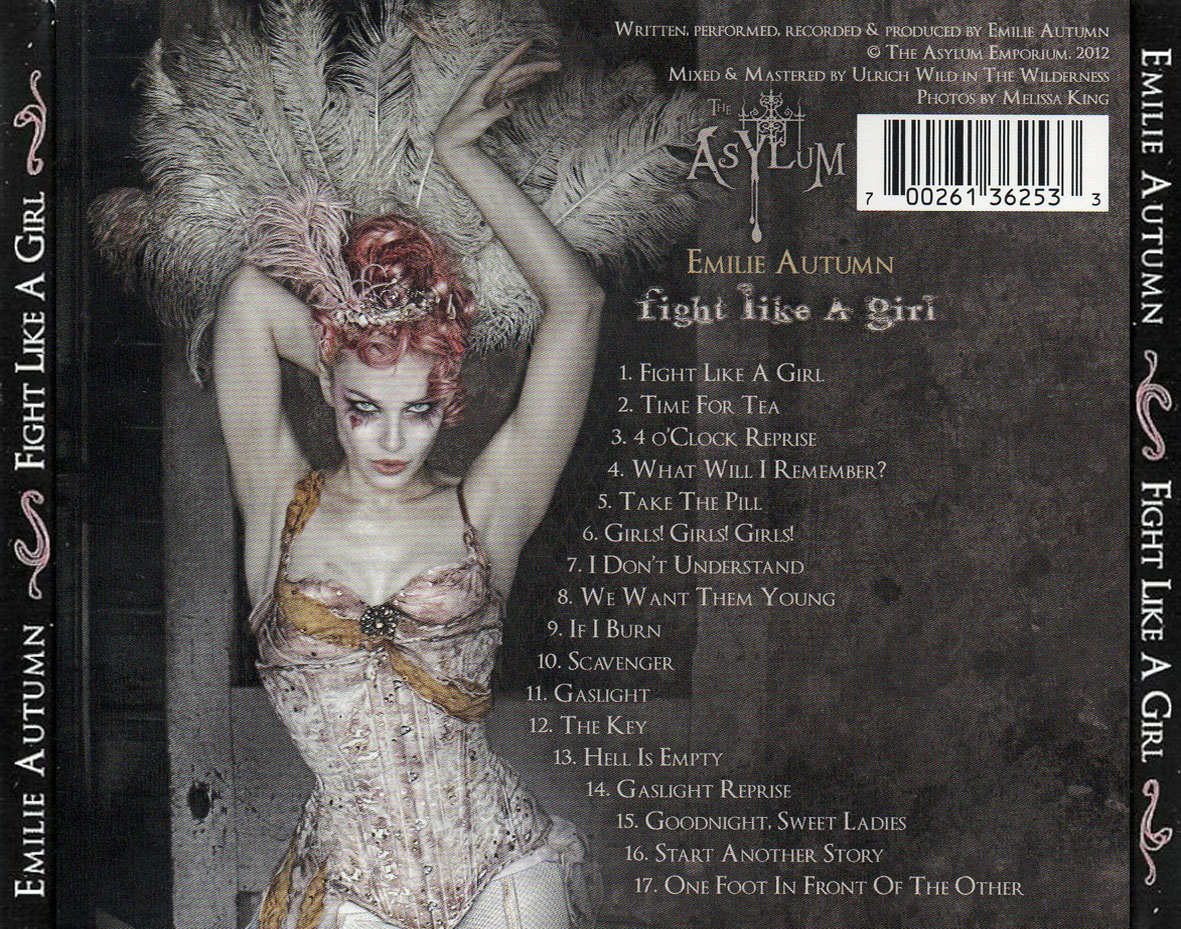 Cartula Trasera de Emilie Autumn - Fight Like A Girl