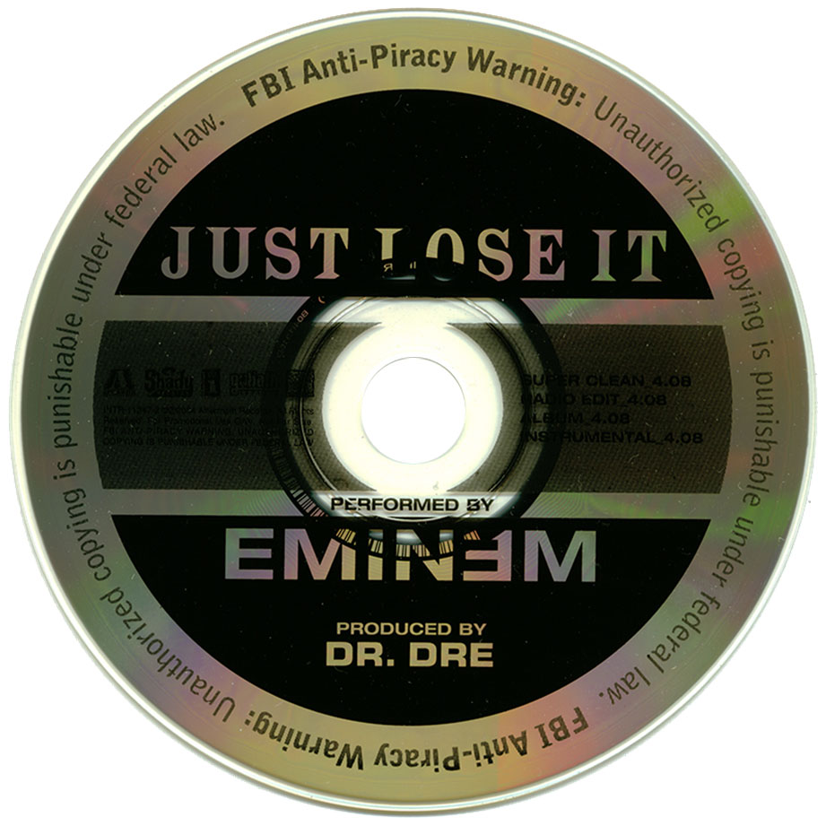 Cartula Cd de Eminem - Just Lose It (Cd Single)