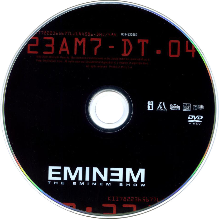 Cartula Dvd de Eminem - The Eminem Show (Special Edition)