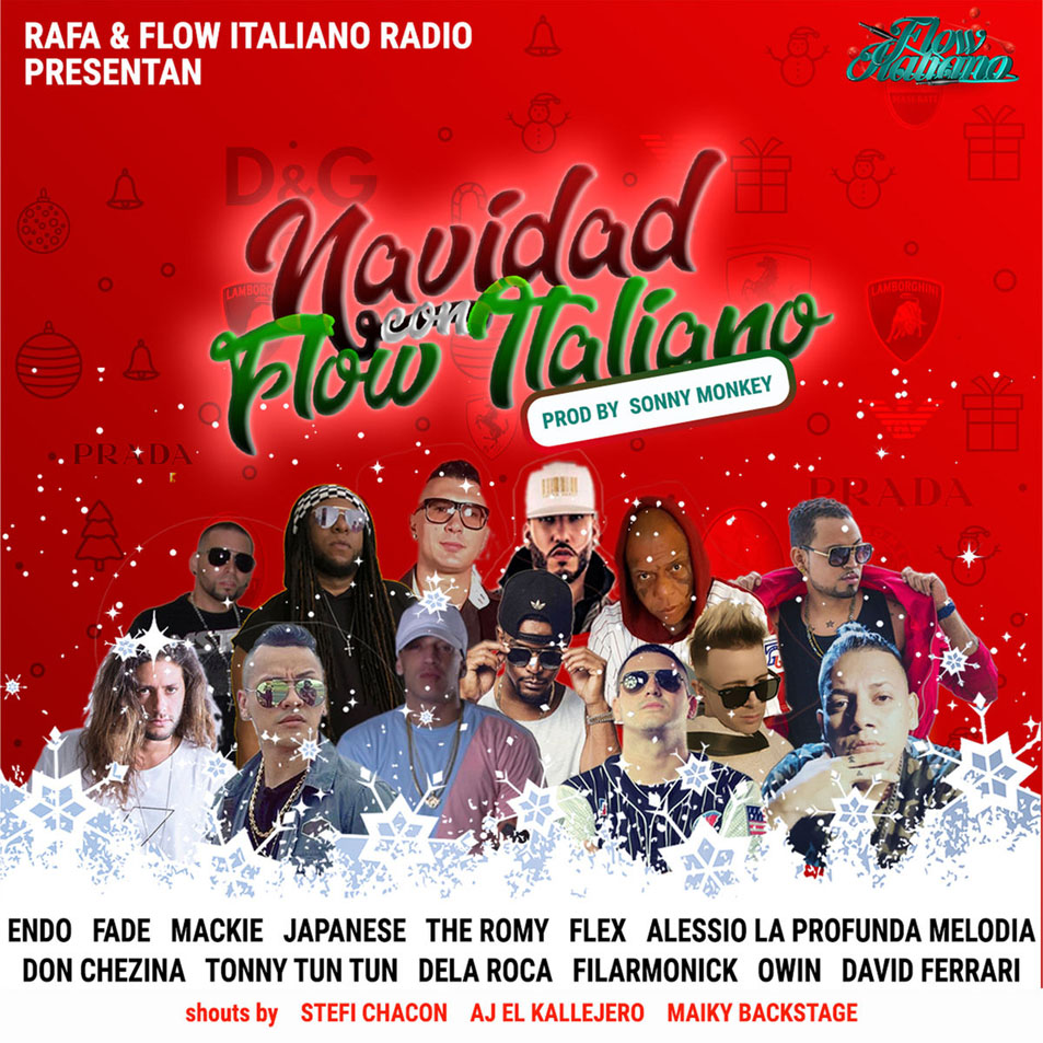Cartula Frontal de Endo - Navidad Con Flow Italiano (Ft. Fade, Mackie, Japanese, Flex, Don Chezina, Tonny Tun Tun) (Cd Single)