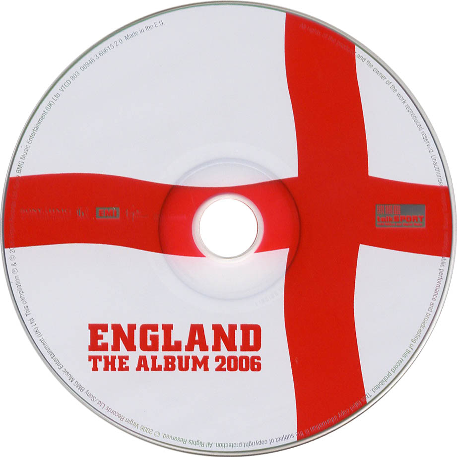 Cartula Cd de England The Album 2006