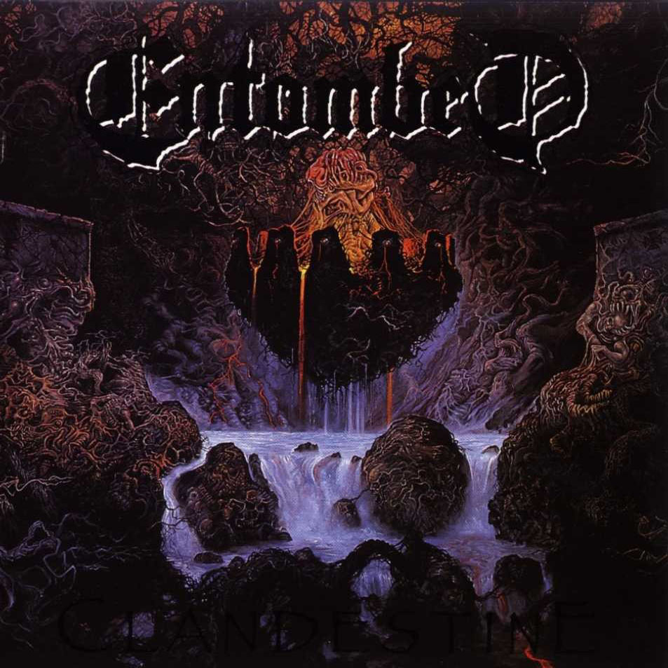 Cartula Frontal de Entombed - Clandestine