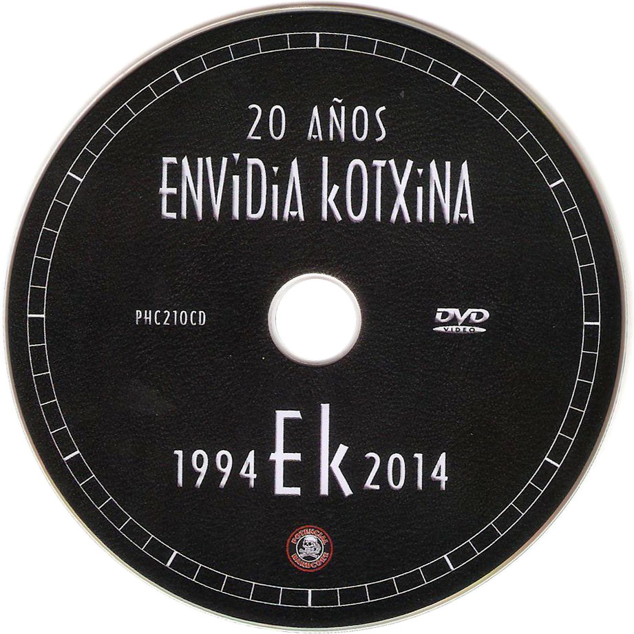 Cartula Dvd de Envidia Kotxina - Kontratiempos