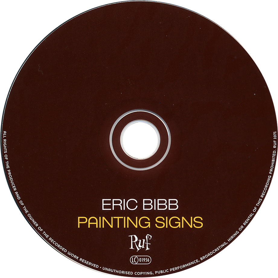 Cartula Cd de Eric Bibb - Painting Signs