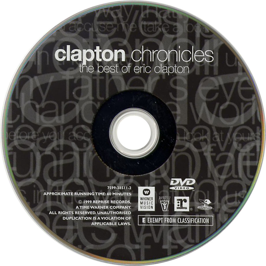 Cartula Dvd de Eric Clapton - Clapton Chronicles: The Best Of Eric Clapton (Dvd)