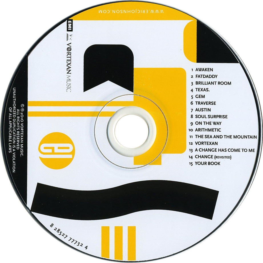 Cartula Cd de Eric Johnson - Up Close