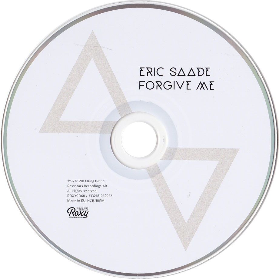 Cartula Cd de Eric Saade - Forgive Me