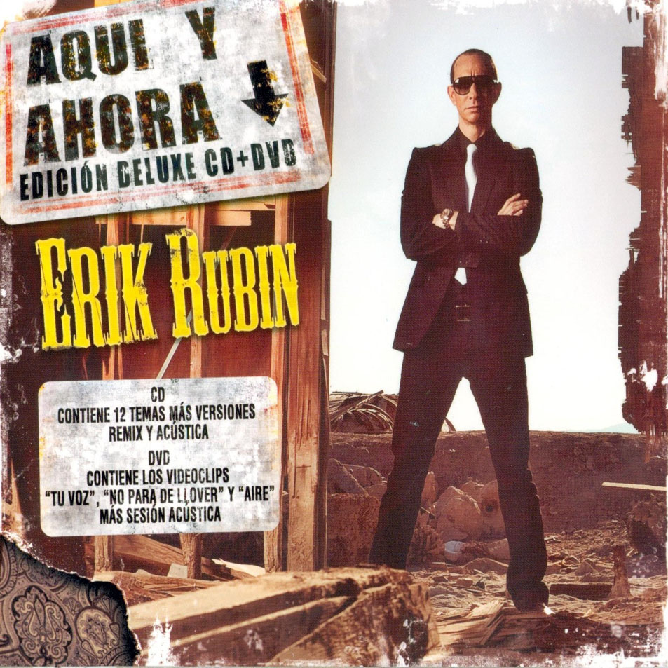 Cartula Frontal de Erick Rubin - Aqui Y Ahora (Edicion Deluxe)