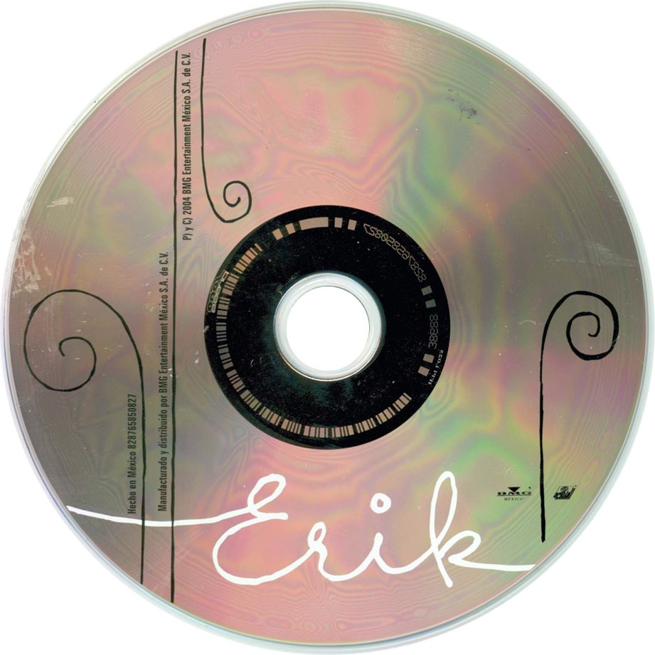 Cartula Cd de Erick Rubin - Erick