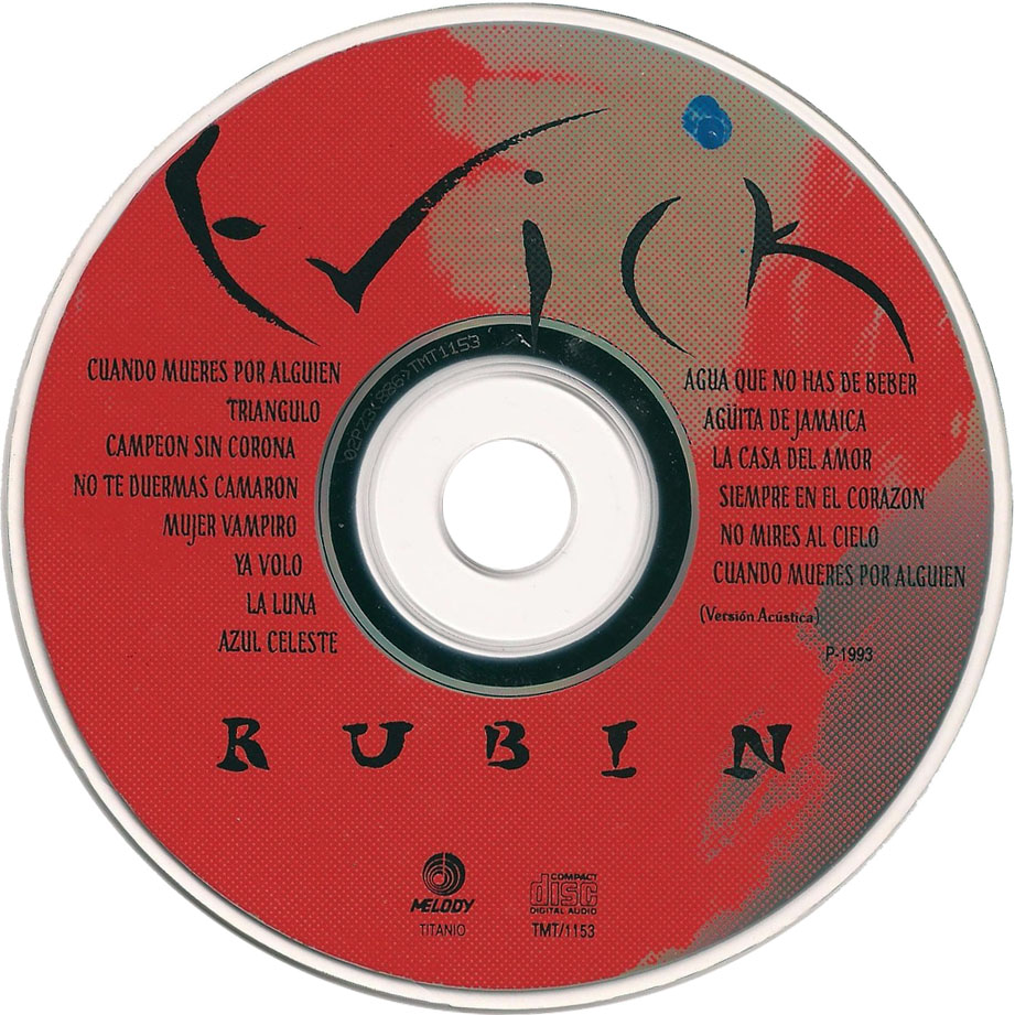 Cartula Cd de Erick Rubin - La Casa Del Amor