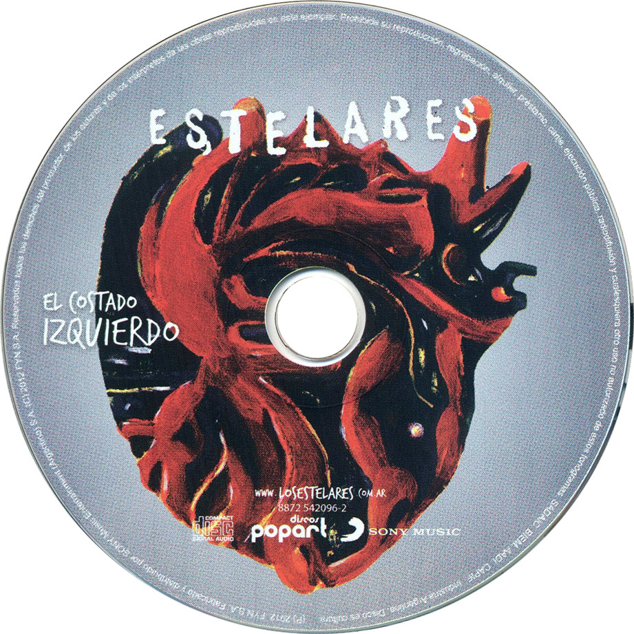 Carátula Cd de Estelares - El Costado Izquierdo