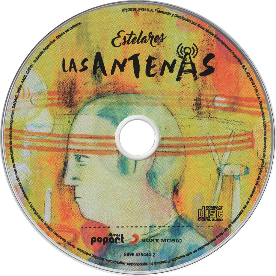 Carátula Cd de Estelares - Las Antenas