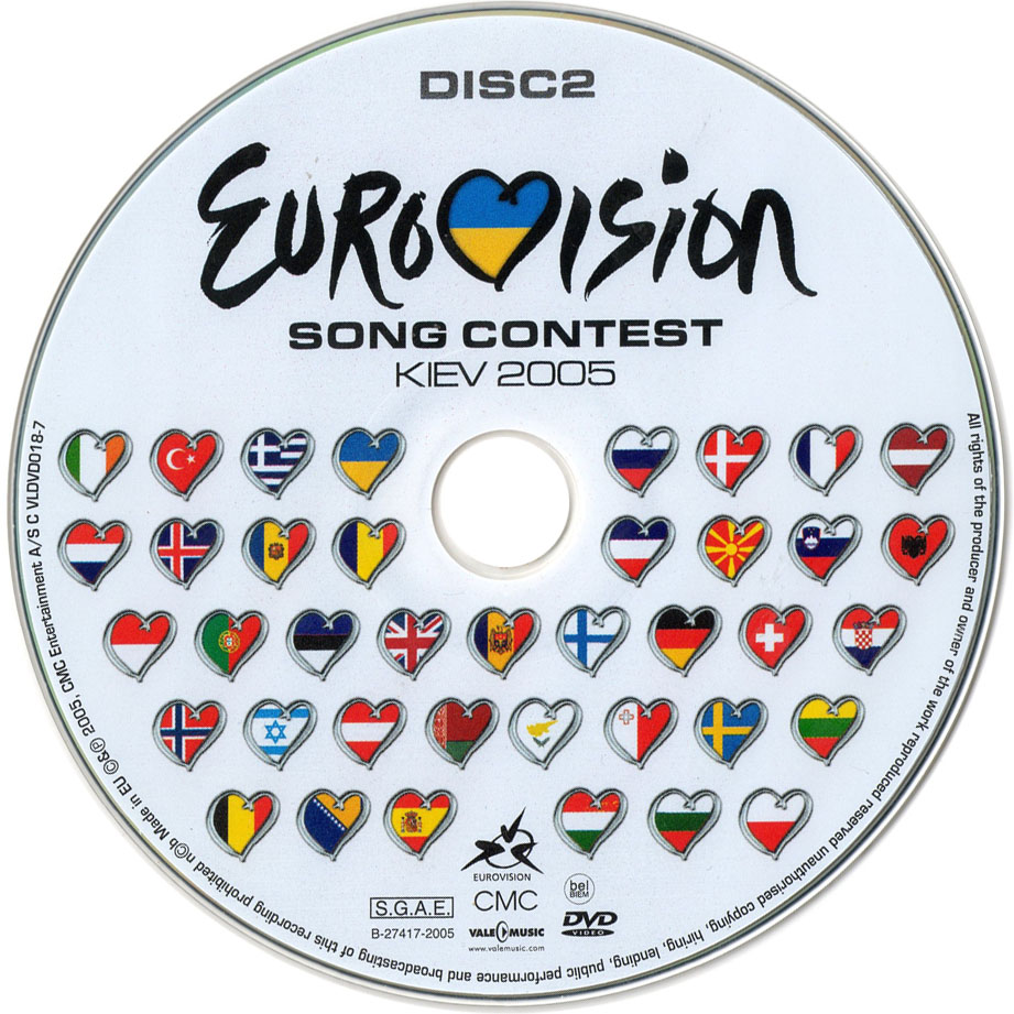 Car�tula Dvd2 de Eurovision Song Contest Kiev 2005 (Dvd)