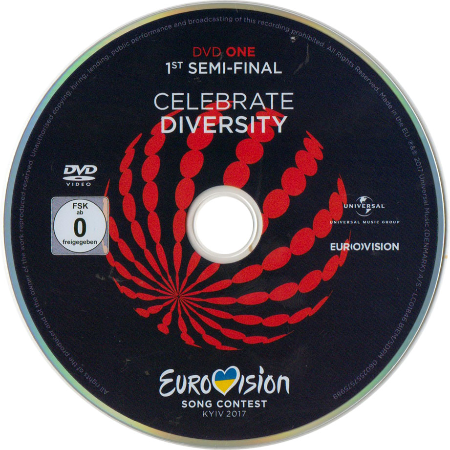 Cartula Dvd1 de Eurovision Song Contest Kiev 2017 (Dvd)