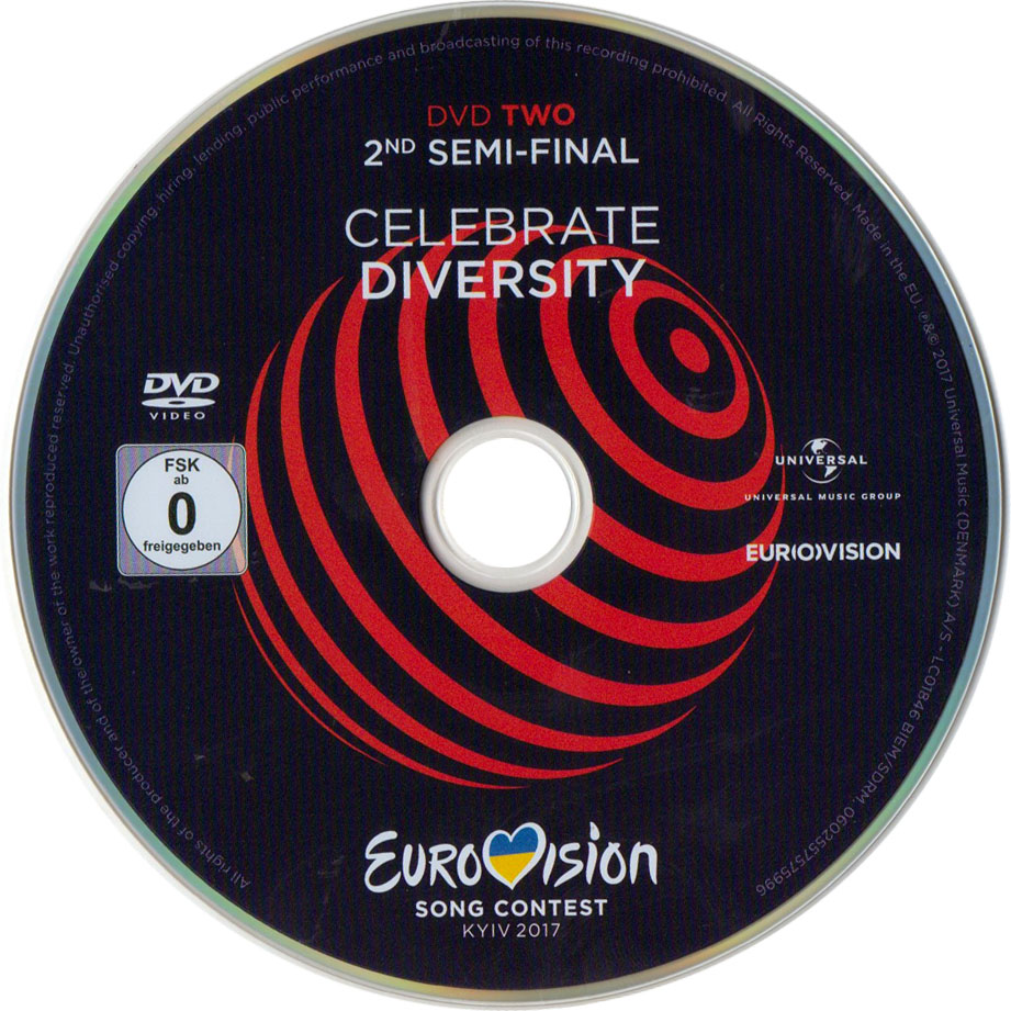 Cartula Dvd2 de Eurovision Song Contest Kiev 2017 (Dvd)