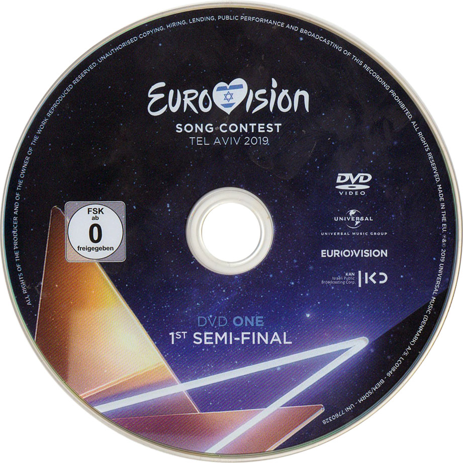 Cartula Dvd1 de Eurovision Song Contest Tel Aviv 2019 (Dvd)