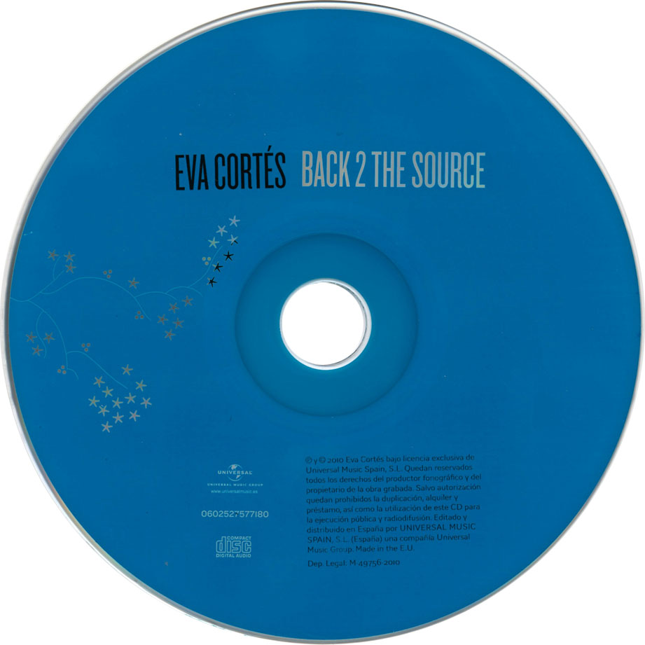 Cartula Cd de Eva Cortes - Back 2 The Source