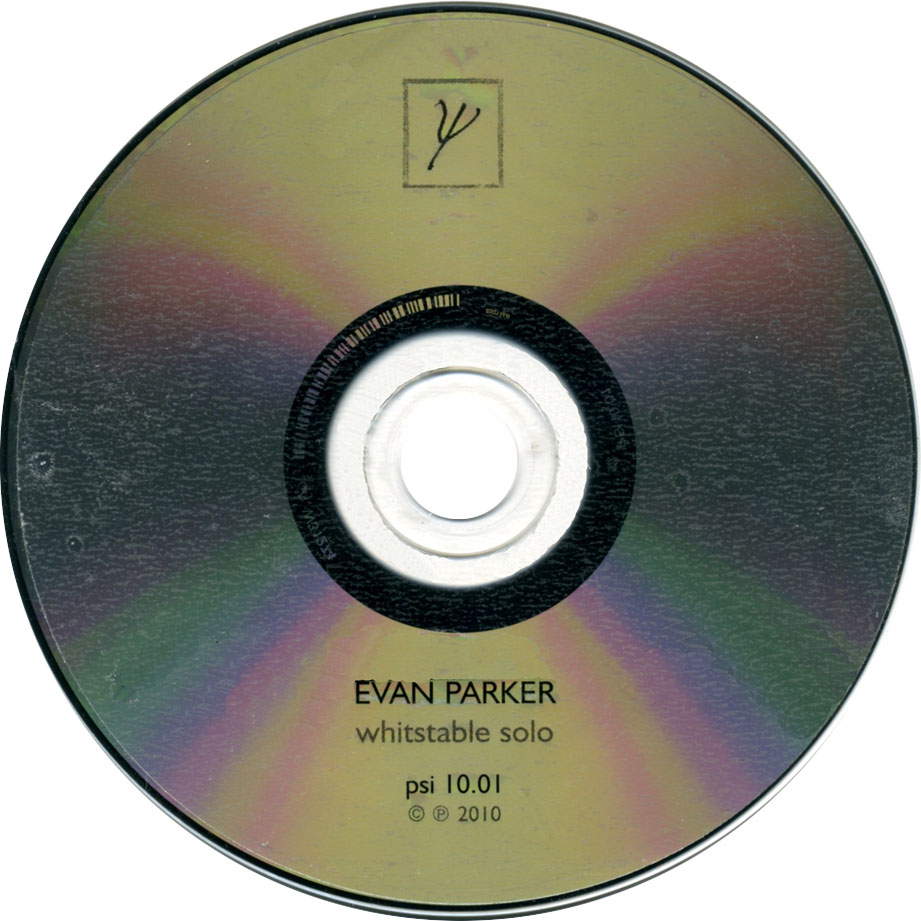 Cartula Cd de Evan Parker - Whitstable Solo