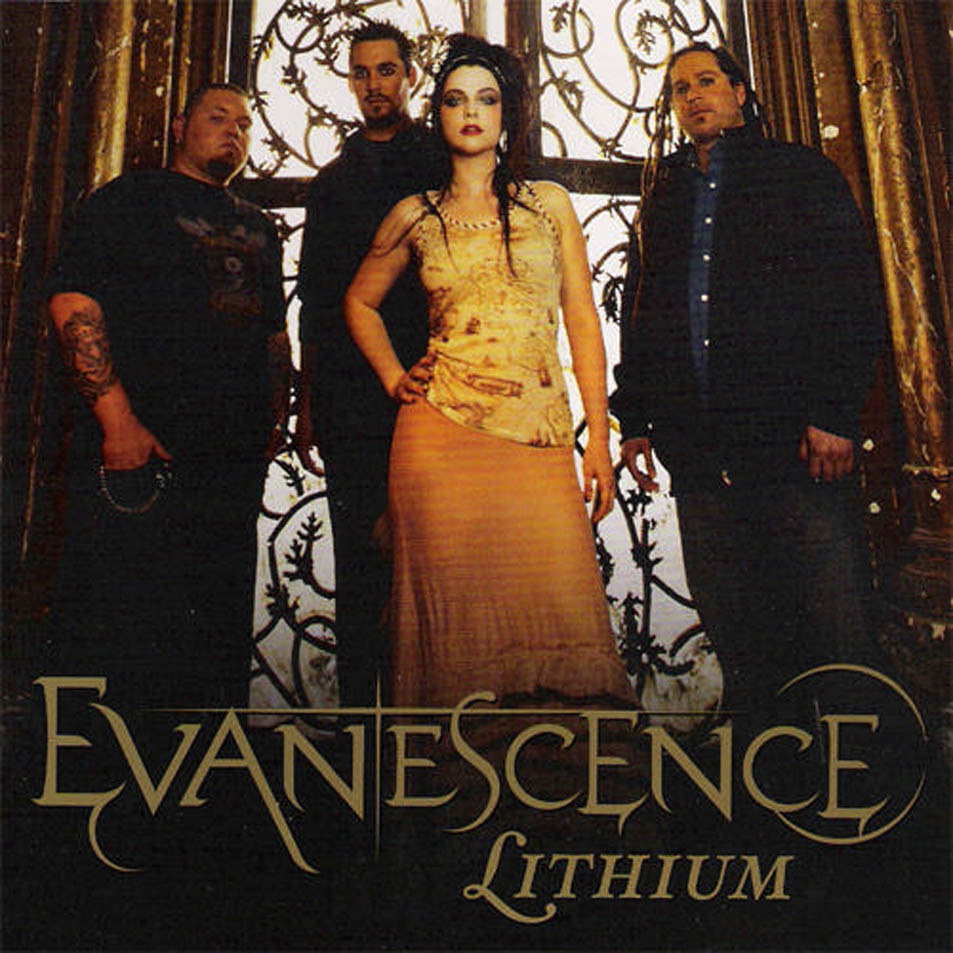 Cartula Frontal de Evanescence - Lithium (Parte 2) (Cd Single)