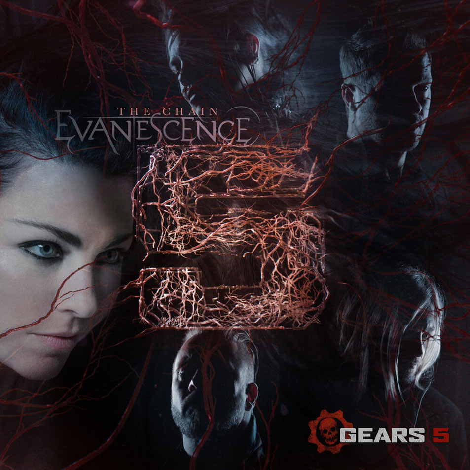 Cartula Frontal de Evanescence - The Chain (Cd Single)
