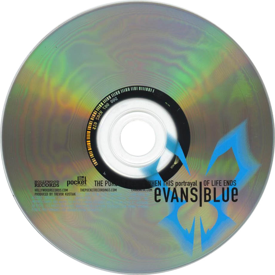 Cartula Cd de Evans Blue - The Pursuit Begins When This Portrayal Of Life Ends