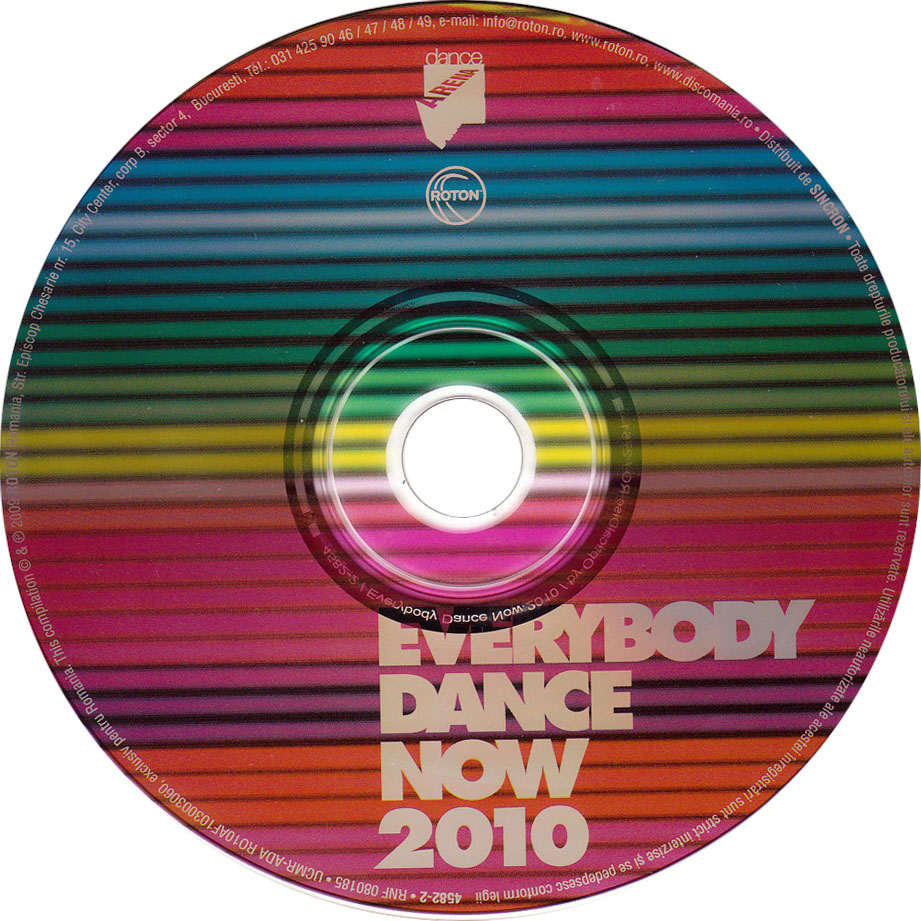 Cartula Cd de Everybody Dance Now 2010