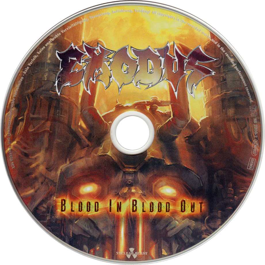 Cartula Cd de Exodus - Blood In Blood Out (Limited Edition)