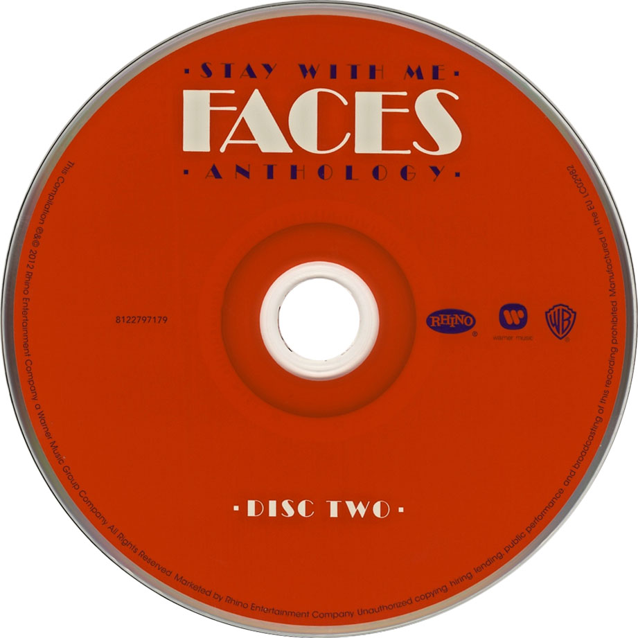 Cartula Cd2 de Faces - Stay With Me: Anthology