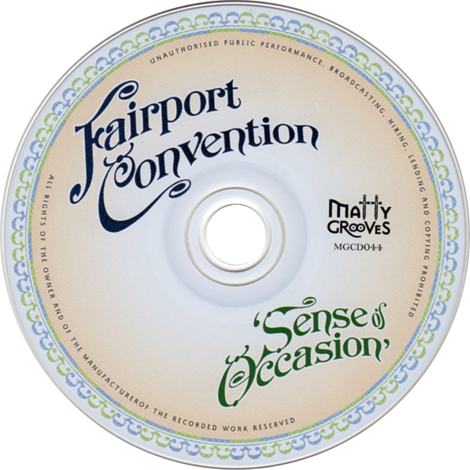 Cartula Cd de Fairport Convention - Sense Of Occasion