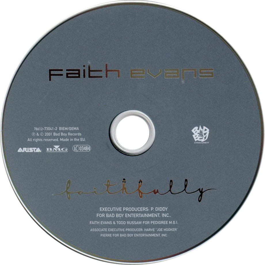 Cartula Cd de Faith Evans - Faithfully