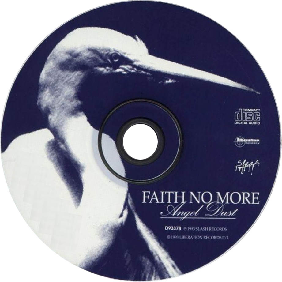 Cartula Cd de Faith No More - Angel Dust