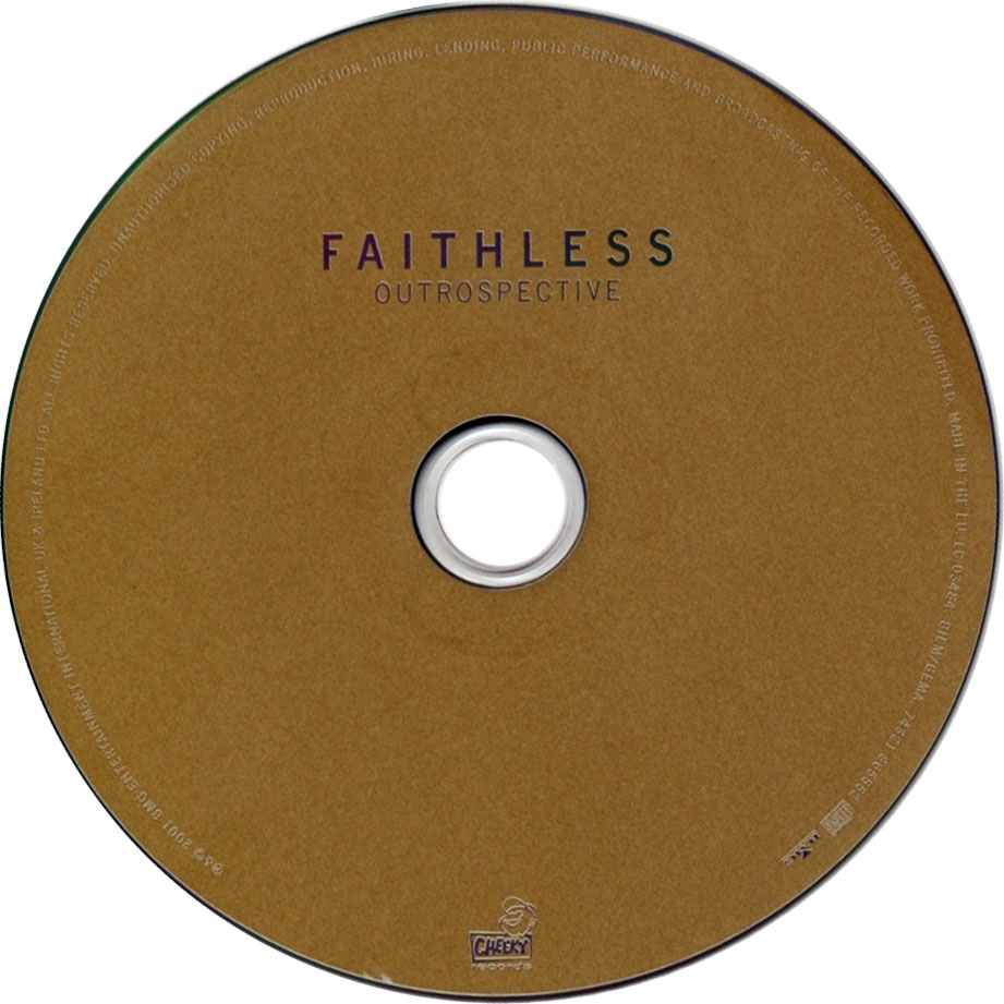 Cartula Cd de Faithless - Outrospective