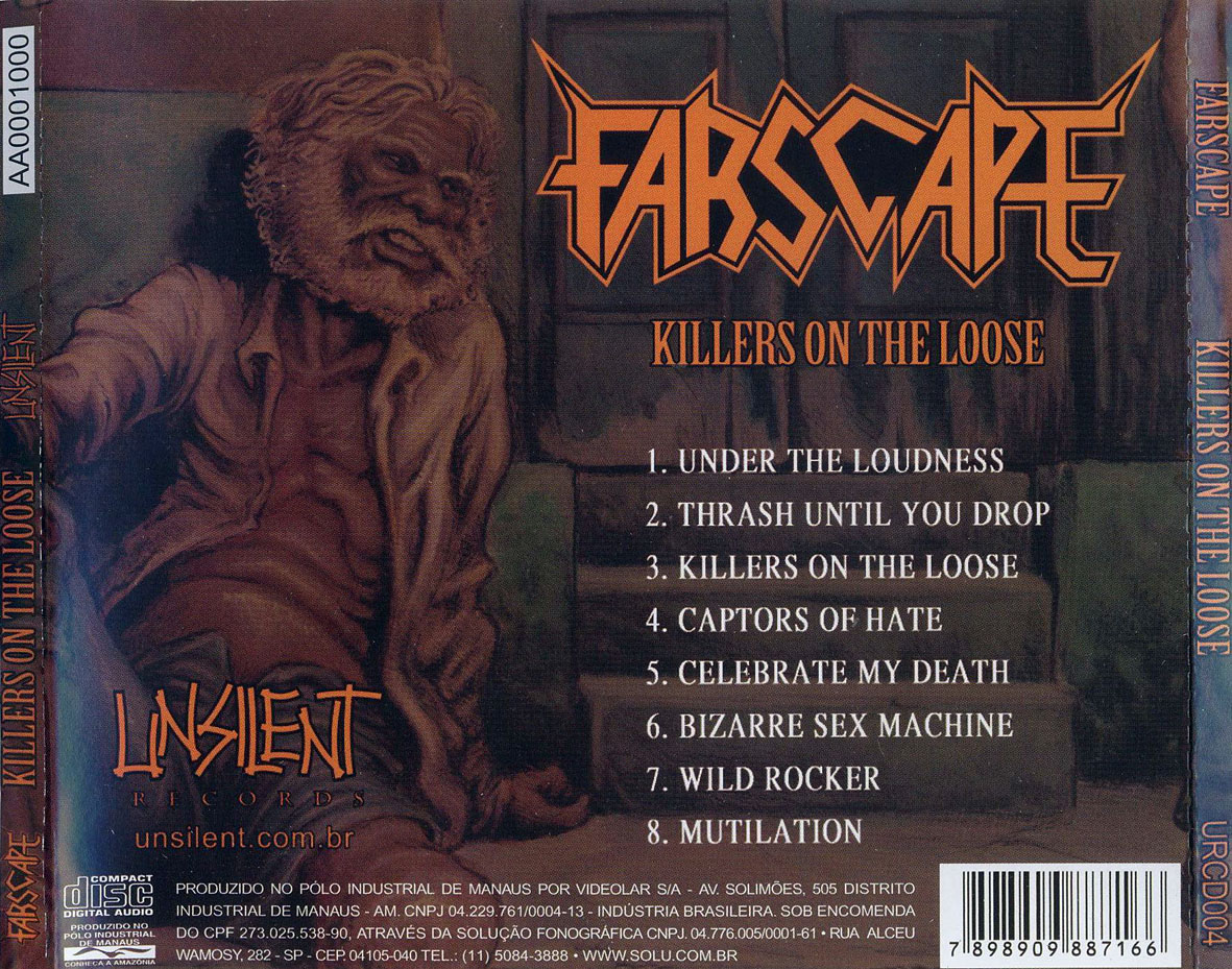 Cartula Trasera de Farscape - Killers On The Loose