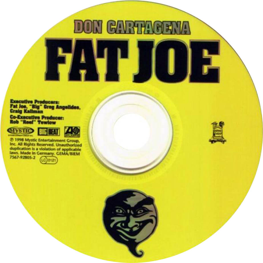 Cartula Cd de Fat Joe - Don Cartagena